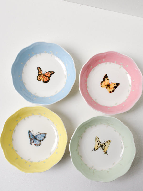 Butterfly Meadow 4 piece Dessert Bowl Set